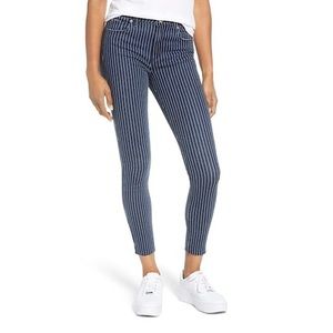 Nordstrom STS Blue Ellie High Rise Pinstripe Skinny Jeans